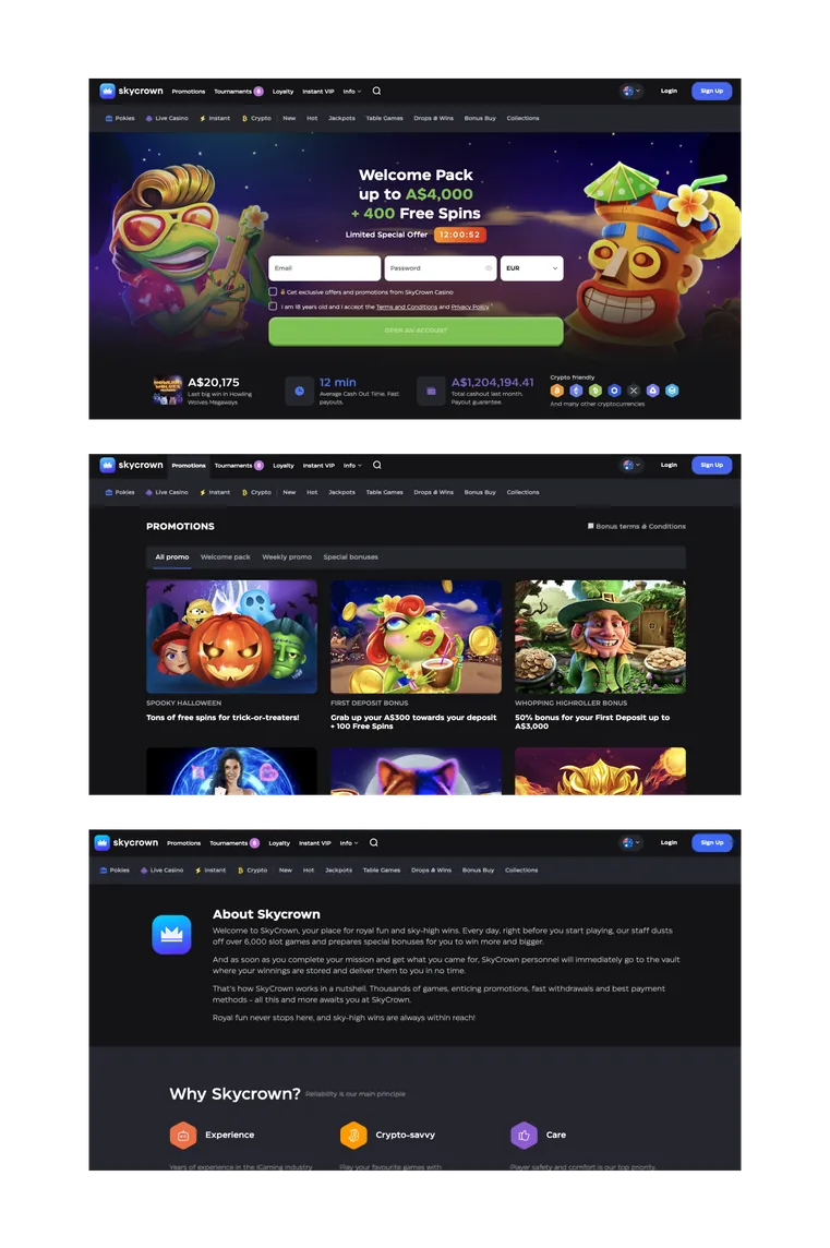 Grand Mondial Casino slots selection