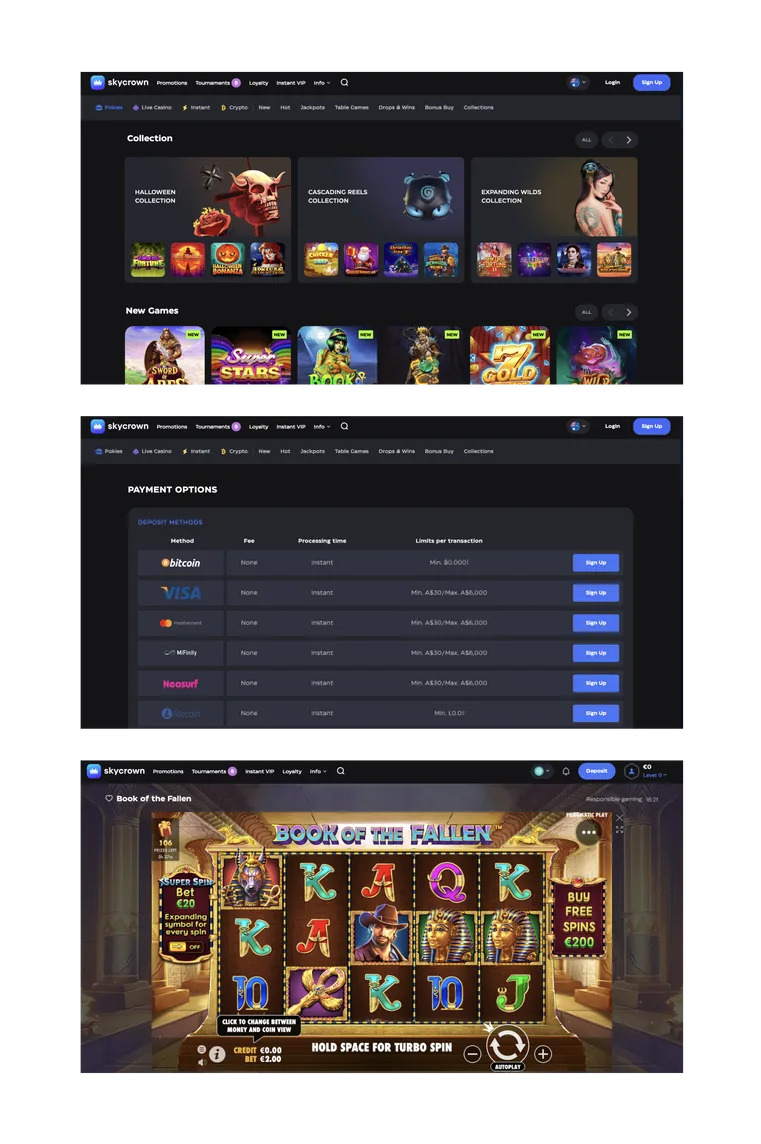 Grand Mondial Casino table games